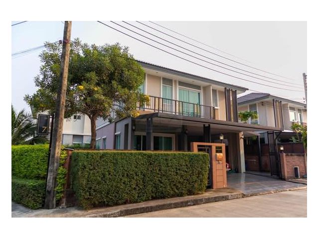 ขายบ้านเดี่ยว 2 ชั้นหลังมุม 67.4 ตรว. ภัสสร เพรสทีจ ลุกซ์ พัฒนากา