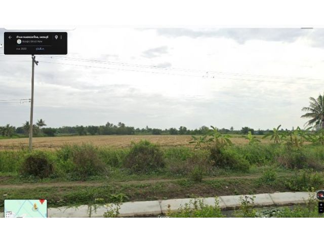 ขายที่ดินเนื้อที่ 27ไร่ 77ตรว.(ที่นา) หน้ากว้าง 100 เมตร ลึก 312 เมตร