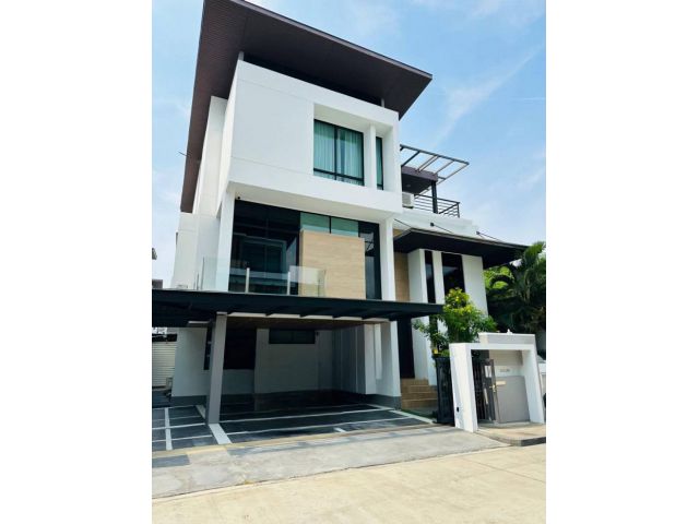 ขายบ้านเดี่ยวหลังมุม 3 ชั้น เนอวานา บียอนด์ เกษตร-นวมินทร์ บ้านสวยตกแต่งพร้อมอยู่ บึงกุ่ม กรุงเทพ.