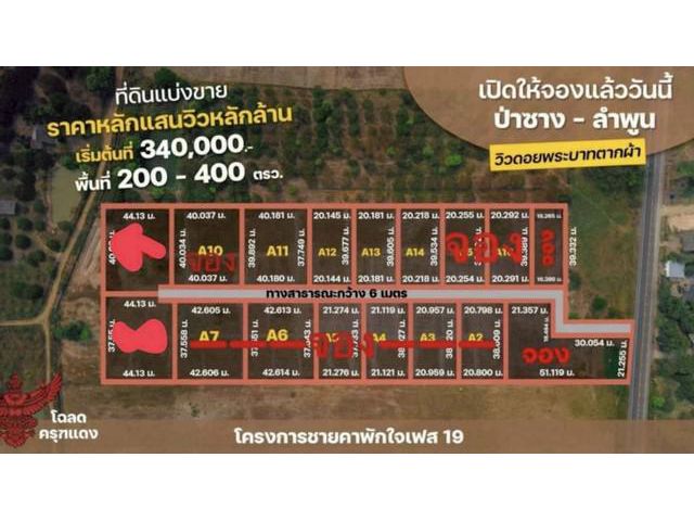 ที่ดินแบ่งล็อคขาย โครงการชายคาพักใจ ป่าซาง ลำพูน