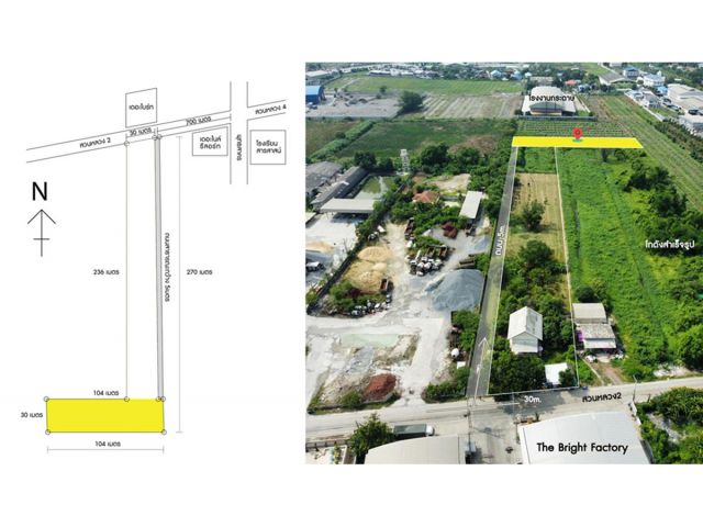 ขายที่ดินทำเลพุทธสาคร กระทุ่มแบน ตรงข้ามเดอะไบร์ท สวนหลวง2