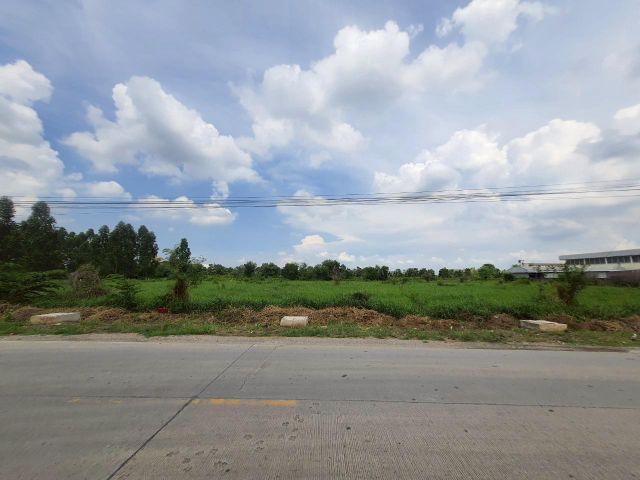 ขายที่ดินลำลูกกาคลองเก้า 4-1-17 ไร่ ติดถนนคอนกรีตสาธารณะ ถนนกว้าง 10 ม.  ซอย ลำลูกกา 181 จ.ปทุมธานี