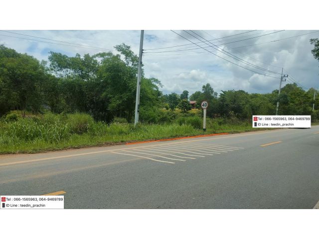 ขายที่เขตเมืองเก่ากบินทร์ ที่ถมดิน แล้วเนื้อที่ 1 งาน ที่ติดถนนลาดยาง
