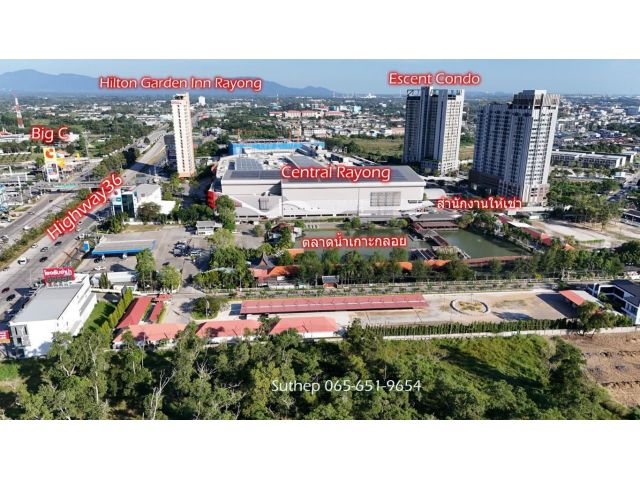 สำนักงานให้เช่า ใจกลางเมืองระยอง บรรยากาศริมน้ำ ติดห้างเซ็นทรัล ระยอง