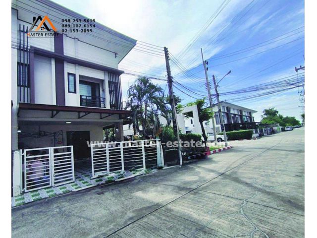 บ้านฟ้าปิยรมย์ เฟส 12 ทาวน์เฮ้าส์ 2 ชั้น หลังมุม 29.3 ตร.ว. มีพื้นที่ด้านข้าง ต่อเติมครบ พร้อมอยู่ อ.ลำลูกกา จ.ปทุมธานี