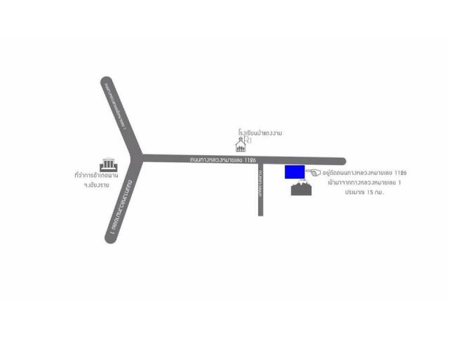ขายที่ดินเชียงราย อำเภอพาน ติดถนนใหญ่สายพาน-ป่าแดด