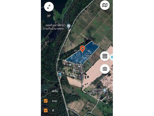 ที่ดินใกล้อ่างเก็บน้ำบางพระ 21-2-85ไร่ ไร่ละ 2.5ล้าน ต.บางพระ อ.ศรีราชา จ.ชลบุรี ที่ดินติดถนนสาธารณะหน้ากว้างประมาณ 170m