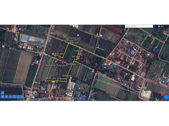 ขายที่เปล่าติดถนนดอนไก่ดี จ.สมุทรสาคร ผังเมืองสีเหลือง
