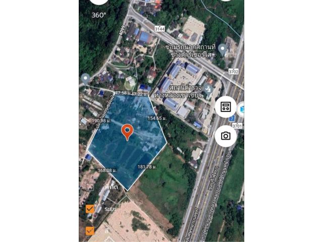 ด่วนที่ดินใกล้อ่างเก็บน้ำบางพระ 25-1-63ไร่ ไร่ละ 2.5ล้าน ต.บางพระ อ.ศรีราชา จ.ชลบุรี