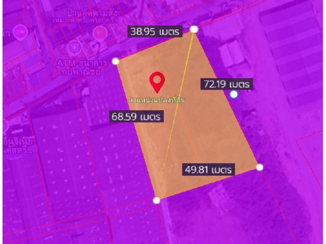 ขายที่ดิน 778 ตรว. ผังม่วง อ้อมน้อย กระทุ่มแบน ติดถนนซอยโรงงานโตโต ย่านโรงงาน ที่ดินถมแล้ว ราคาถูก