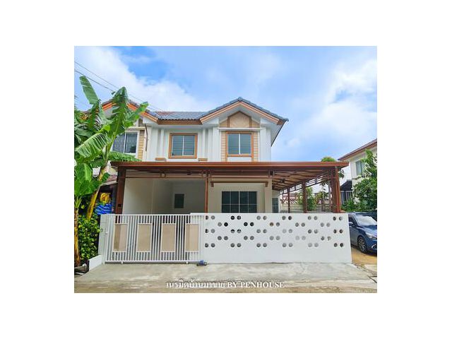 ขาย ทาวน์เฮ้าส์หลังมุม ใกล้รถไฟฟ้า มีรปภ.24ชั่วโมง มบ.พฤกษาวิลล์27 ถ.สามวา มีนบุรี สุวินทวงศ์ รีโนเวทใหม่ ต่อเติมเต็ม