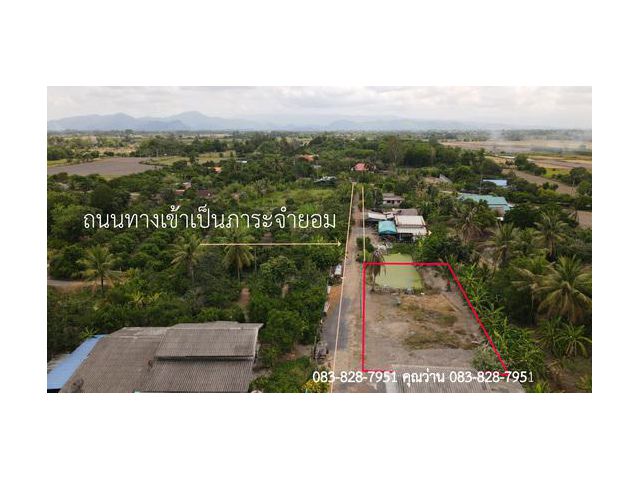 ขายที่ดิน 210 ตารางวา มีโฉนด ขาย 483,000 บาท เข้าทำประโยชน์ได้ทันที