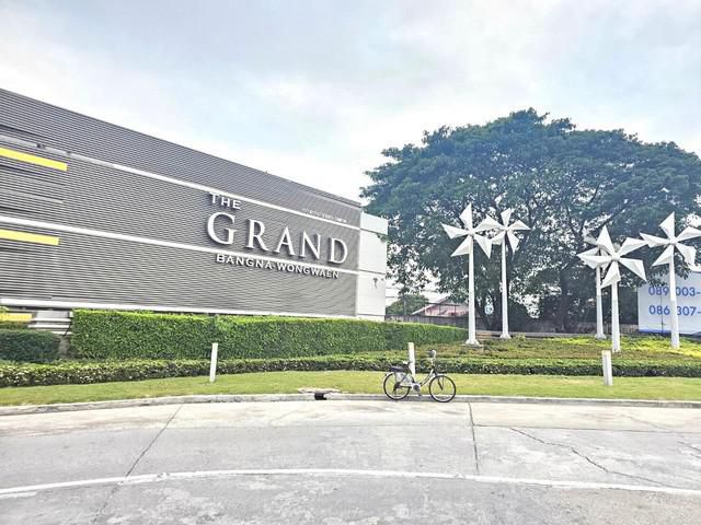 ขายบ้านเดี่ยว The Grand บางนา-วงแหวน  หน้าบ้านวิวสวนร่มรื่นกรุงเท
