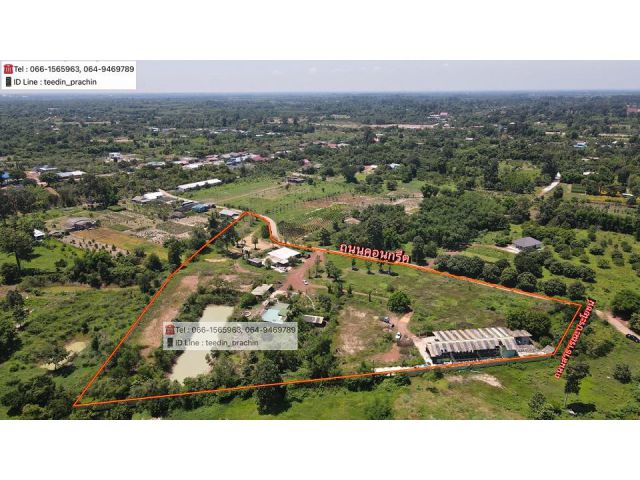 ขายที่สวน พร้อมบ้านสวน 2 หลัง  ที่ในเขตเมืองปราจีน ราคาเพียง 8.5  แสน