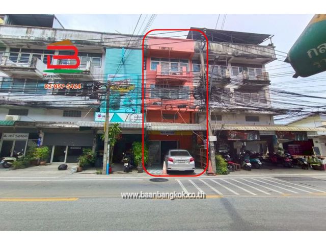 อาคารพาณิชย์ ซอยรามอินทรา 65 เนื้อที่ 16 ตรว. ถนนรามอินทรา แขวงท่าแร้ง เขตบางเขน กรุงเทพมหานคร