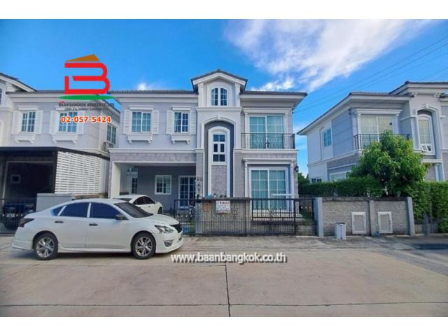บ้านเดี่ยว หมู่บ้าน โกลเด้น นีโอ2 ลาดพร้าว-เกษตรนวมินทร์ เนื้อที่ 41.5 ตรว. ถนนรามอินทรา แขวงคลองกุ่ม เขตบึงกุ่ม กรุงเทพ