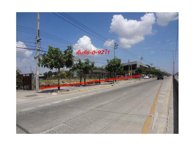 ที่ดินติดถนนใหญ่เลียบวารี(คู้ขวา)หนองจอกพื้นที่ 6-0-92ไร่หลังติดคลองแสนแสบก่อนแยกเชื่อมสัมพันธ์2กม.ใก้ลห้างแมคโคร,Bic C