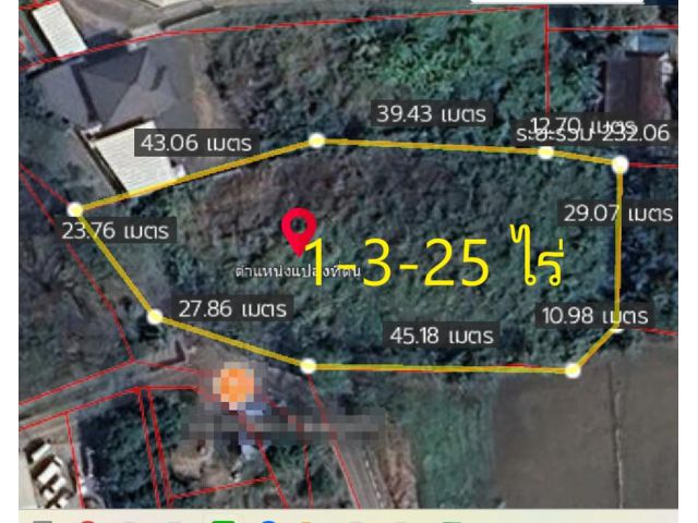 L577 ขายที่ดินเปล่าถมแล้ว 1-3-25 ไร่ (ห่างถนน 118 เพียง 60 ม. ต.สันพระเนตร อ.สันทราย จ.เชียงใหม่)