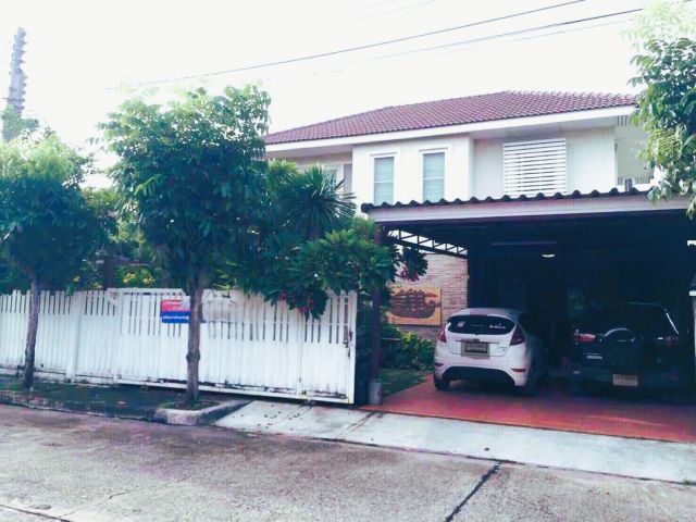 ขายบ้านเดี่ยว 97 ตรว. หลังริม ม.พรทวีบ้านวิวสวน ติดถนนพุทธมณฑลสาย 5 ทำเลดี