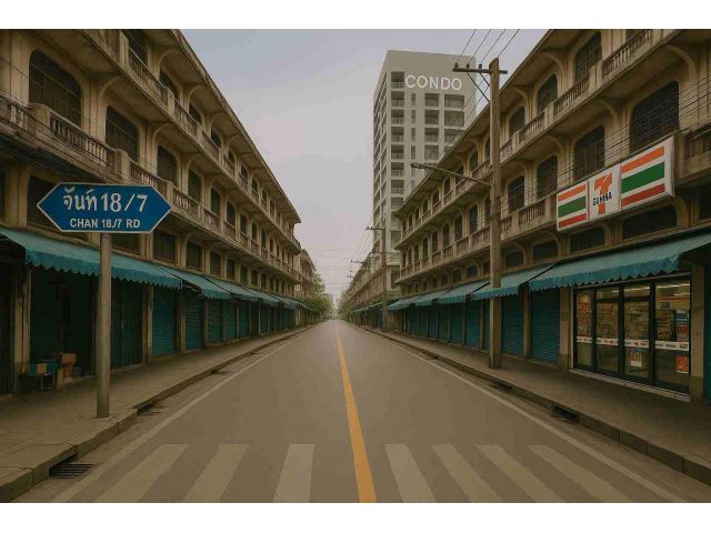 พื้นที่ให้เช่าทำเลดี ริมถนนจันทน์ 18/7 (สาทร - เซนหลุยส์ 3), กรุงเทพฯ เหมาะสำหรับธุรกิจทุกประเภท โดยเฉพาะผู้ที่มองหาทำเล