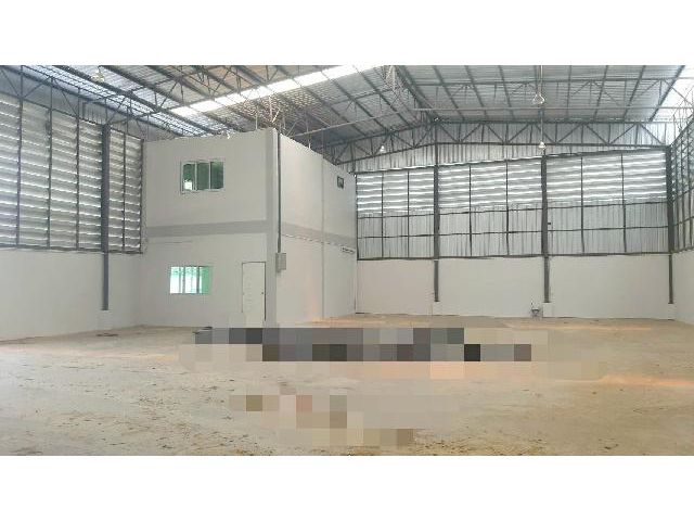 รพ.สมุทรสาคร 3.4 กม ให้เช่า-ขายโรงงาน พร้อมโกดัง 800 ตร.ม..1 นอน