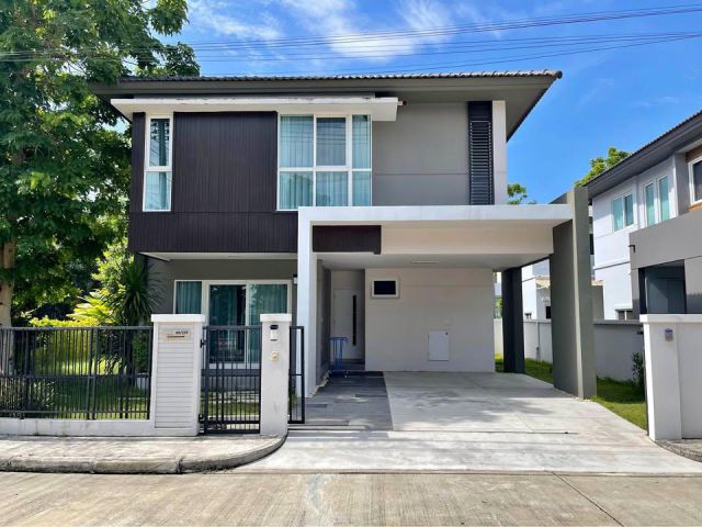 R03 บ้านพร้อมเฟอร์นิเจอร์ให้เช่า หมู่บ้านสีวลี สันกำแพง เชียงใหม่ (Land & House)