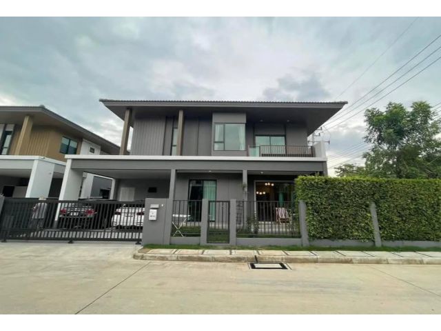 บ้านเดี่ยวรังสิต บางพูน โครงการ Saransiri Rangsit  บ้านมุม