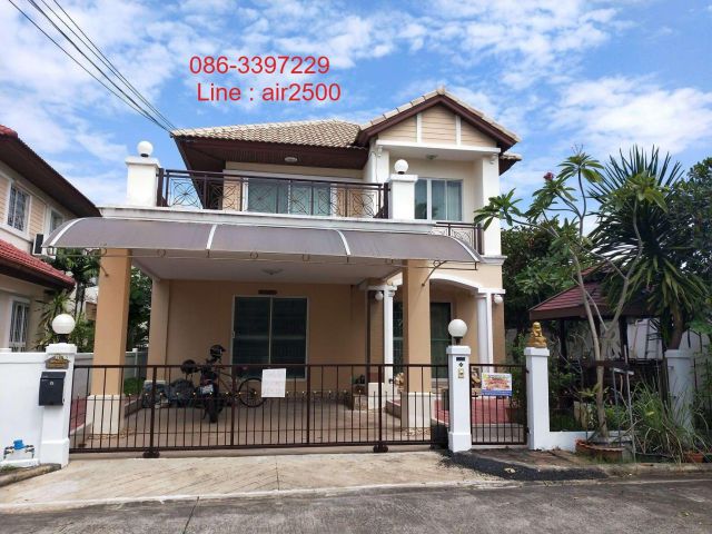 ให้เช่า บ้านเดี่ยว2ชั้น ซ.รามอินทรา65 หมู่บ้านชวนชื่น-วัชรพล 59ตรว.4 นอน 3 น้ำ ติดรถไฟฟ้าสายสีชมพู