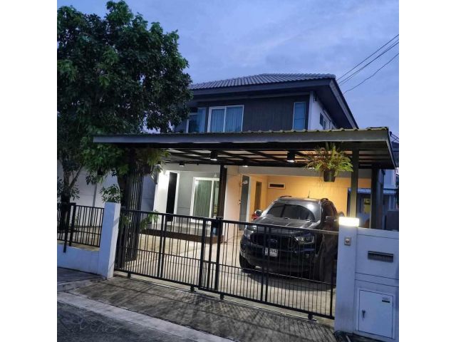 ขายบ้านเดี่ยว 59.5 ตรว. หลังริม ม.พฤกษ์ลดา เพชรเกษม-สาย 4 พร้อมอยู่