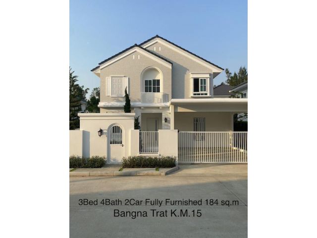 BH3598 บ้านเดี่ยวให้เช่า โครงการชัยพฤกษ์ บางนา กม.15