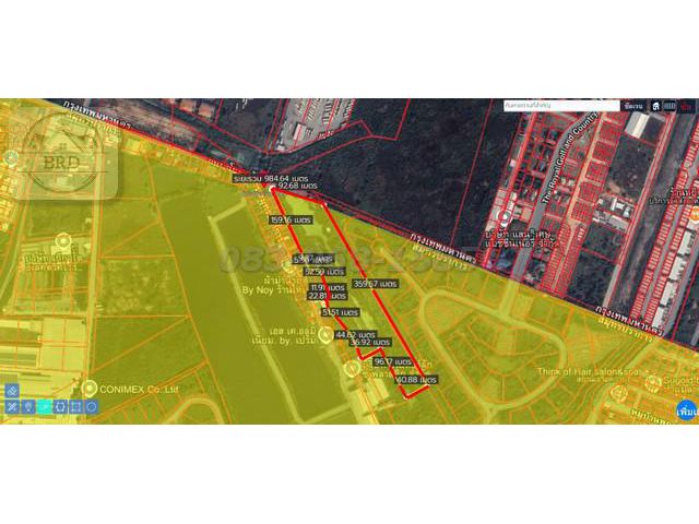 ขายถูกมากที่ดินผังสีเหลือง ลาดกระบัง-หลวงแพ่ง  เนื้อที่ 16-2-79.9