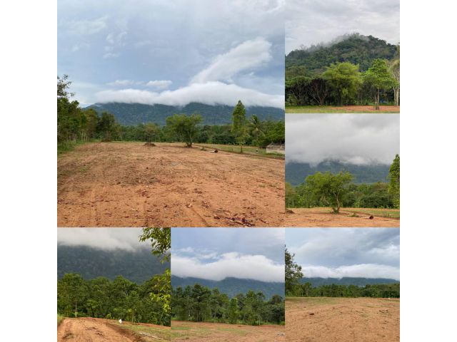 ที่ดินเปล่าวิวเขาสวยๆ บรรยากาศดี อากาศบริสุทธิ์ ต.เขาวัว อ.ท่าใหม่ จ.จันทบุรี