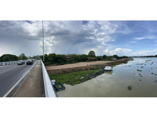 ที่ดินเปล่า 25 ไร่ ติดแม่น้ำมูล
