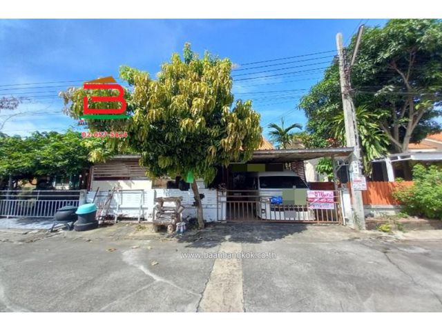 บ้านเดี่ยว 1 ชั้น หมู่บ้าน นันทวัน 10 เนื้อที่ 34.9 ตรว. (ซอยเลียบวารี 37) ถนนเลียบวารี แขวงโคกแฝด เขตหนองจอก กรุงเทพฯ