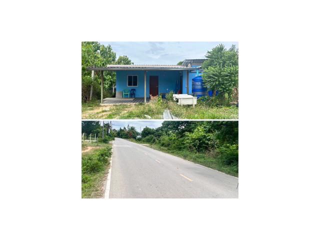 ++ขายที่ดินพร้อมบ้าน  2 ไร่ ติดถนนลาดยาง หลังติดห้วยน้ำดี ดินดี