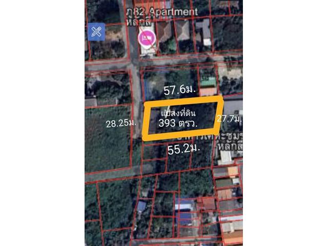 ขายที่ดินด่วนๆแจ้งวัฒนะซอย 12 ขนาด 393 ตร.ว