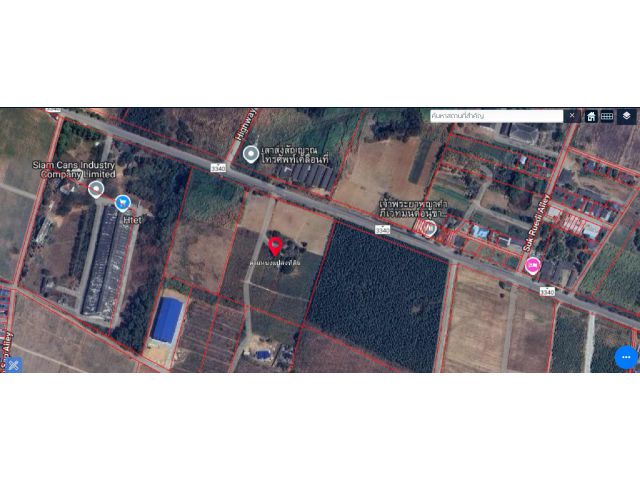 ขายที่ดินติดถนนหมายเลข 3340 19-0-26 ไร่ ราคา 2.5 ล้านบาท/ ไร่