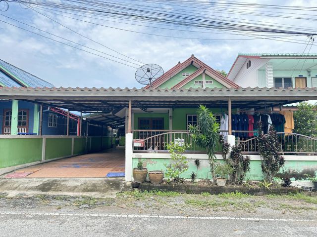 ขายบ้านเดี่ยวชั้นเดียวพิกัดใกล้ตลาดโรงโป๊ะ-สุขุมวิท   หมู่บ้านรุ่งเรืองทองการ์เด้นวิว