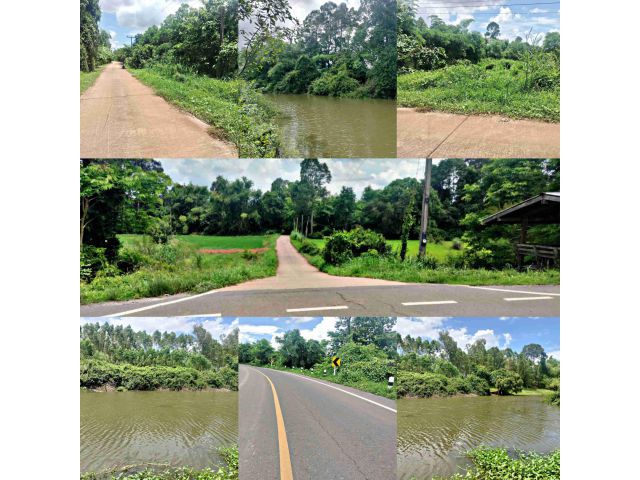 ขายที่ดินติดคลองธรรมชาติ วิวสวย บรรยากาศดี  เนื้อที่รวม 2 ไร่ 1 งาน 97 ตรว.