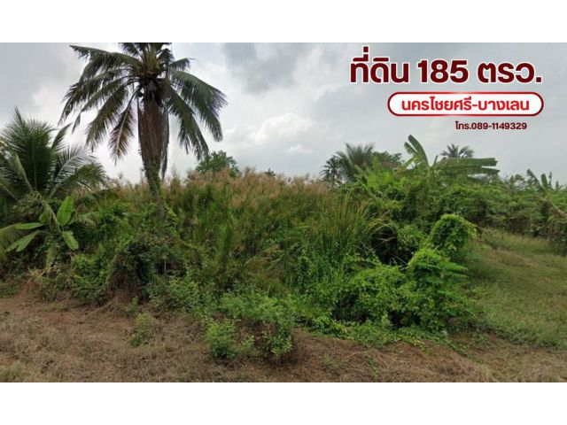 ขายที่ดินแปลงสวย ทำเลทอง สวนเกษตร เจริญวงศ์ บางเลน นครปฐม  ใกล้ถนนนครไชยศรี-บางเลน