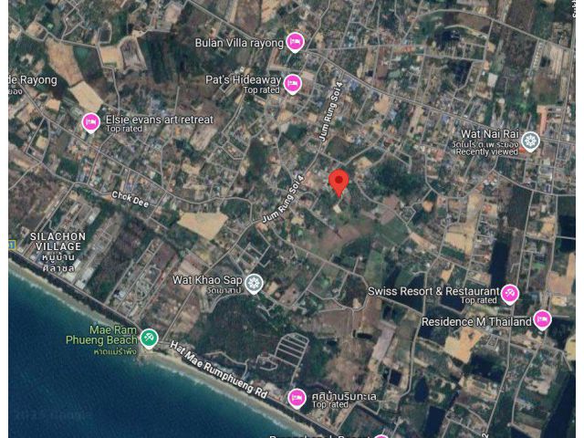 ขายที่ดินบ้านเพเนื้อที่ 364 ตรว. จำรุงซอย4/1 ใกล้หาดแม่รำพึง-1.6กม. เมืองระยอง
