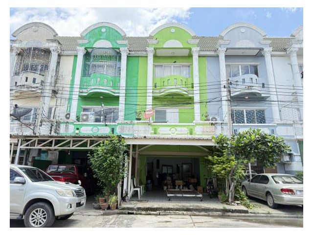 ขายทาวน์เฮาส์ 3 ชั้น หมู่บ้านวิโรจน์วิลล์ ราชพฤกษ์ 345 (รหัสทรัพย์ 201547) ต.ละหาร อ.บางบัวทอง จ.นนทบุรี