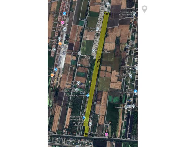 ขายที่ดิน 120-3-6.0 ไร่ ติดถนนเลียบคลองมหาสวัสดิ์ จังหวัดนครปฐม