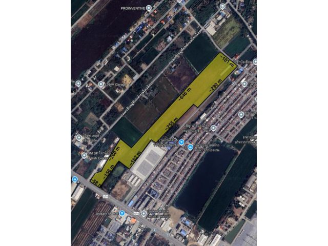 ขายที่ดิน เนื้อที่ 46-2-91.0 ไร่ ติดถนนบางกรวย-ไทรน้อย จังหวัดนนทบุรี