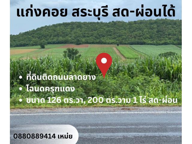 แก่งคอย สระบุรี ขนาด 126 ตร.วา