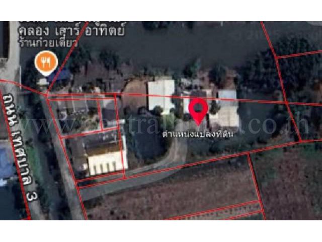 ที่ดินพร้อมสิ่งปลูกสร้าง แปลงสวย 2-2-25 ไร่ บางเลน นครปฐม ราคาถูก