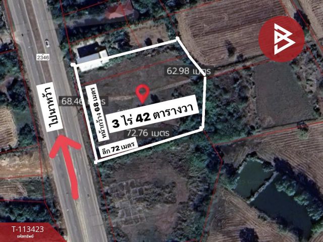 ขายที่ดิน เนื้อที่ 3 ไร่ 42 ตร.วา นาหว้า นครพนม