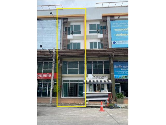 ขายหรือให้เช่าอาคารพาณิชย์ 4 ชั้น แยกราษฎร์พัฒนา (เเยกมิสทีน)