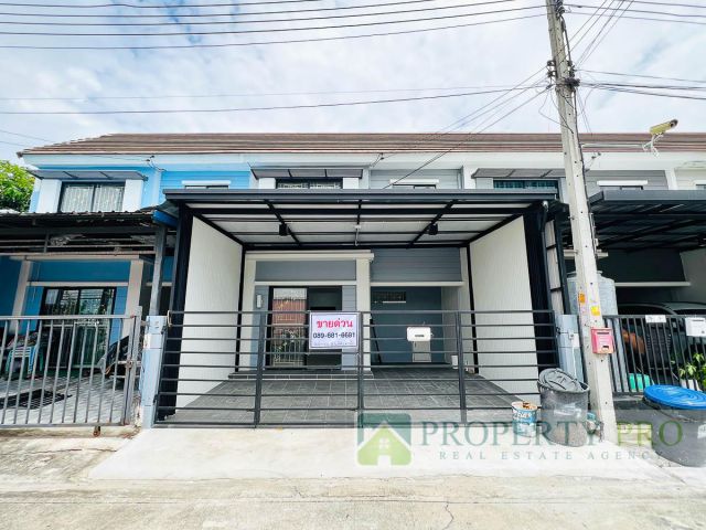 ขาย บ้าน พฤกษา 66 ทาวน์เฮาส์ 2 ชั้น แบบ 3 ห้องนอน ขนาด 18 ตรว 92 ตรม รีโนเวทใหม่ ใกล้ รังสิต นวนคร คลองหลวง ตลาดไท : EL2