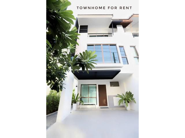 ให้เช่าทาวน์โฮมหลังมุม build in เดอะ ไพรเวท สุขุมวิท – บางจาก